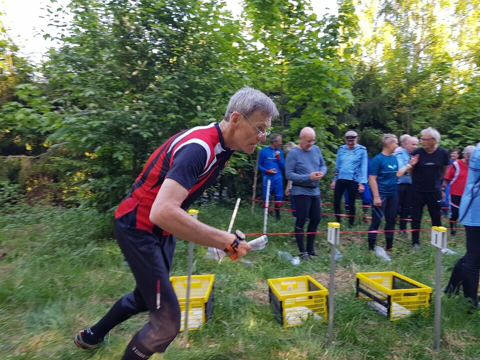 Varmt bedrifts o-løp i Furuberget på Hamar