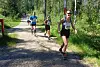Kristin Mørkedal (foran) i Nordmarka Skogsmaraton 2019