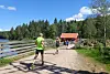 Skjersjødammen i Nordmarka Skogsmaraton 2019