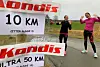 F.v: Sofiia Granheim og Annette Velde Sande etter målgang på 50 km, Kondistreninga Årnes arrangerte Kondisløpet 31. oktober 2020