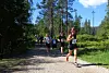 Janicke Bråthe (foran) i Nordmarka Skogsmaraton 2019