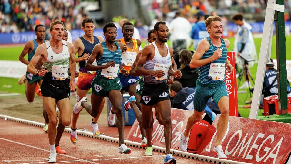 Diamond League får konkurranse fra Grand Slam Track, som starter fredag 4. april. Her fra Diamond League på Bislett. (Foto: Sylvain Cavatz) Bislett Games - 5000m - menn