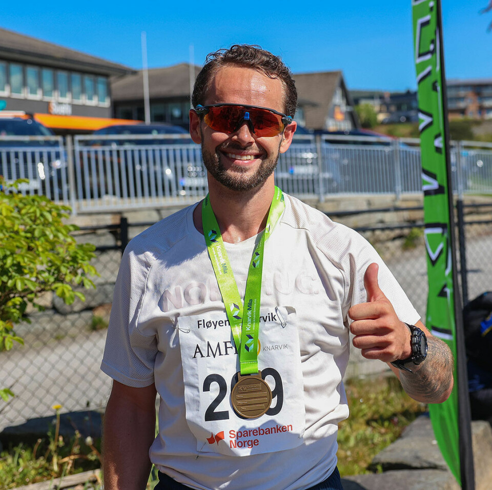 Glenn Håberg tok andreplassen. (Foto: Arne Dag Myking)
