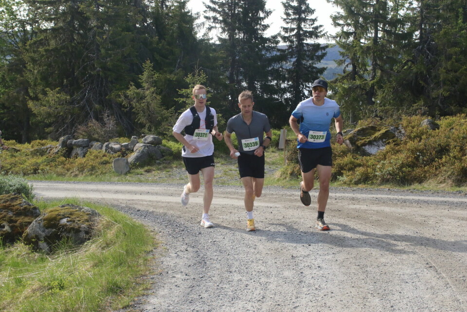 Johannes Thingnes Bø (30371) valgte Fjellmaraton-distansen og ble nummer 13. (Foto: Rolf Bakken)