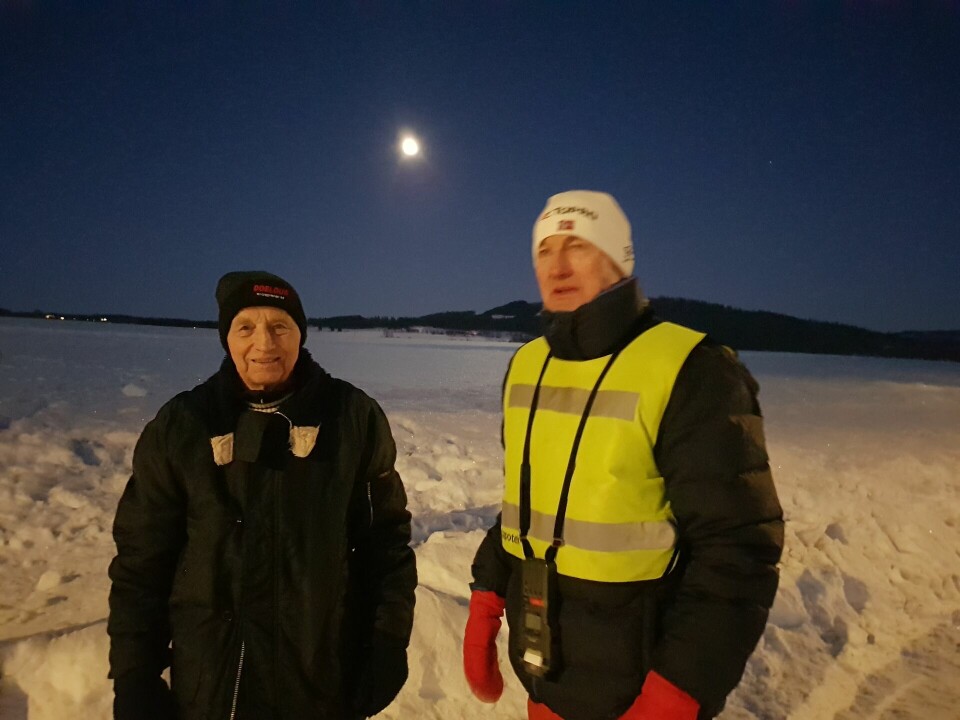 Bjørn Tvedt, Einar Behrns - og fullmånen - sørget for en trygg gjenomføring av Snøkuten nok en gang. (Foto: Stein Arne Negård)