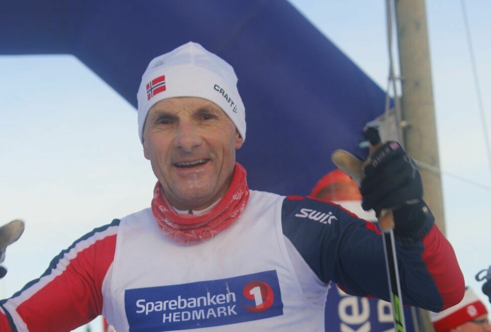 Skientusiast: Rolf Bakken trives godt med ski på beina. Her fra Budorrennet i 2017. (Foto: Kjell Arild Andersen) Budorrennet 2017-Rolf Bakken
