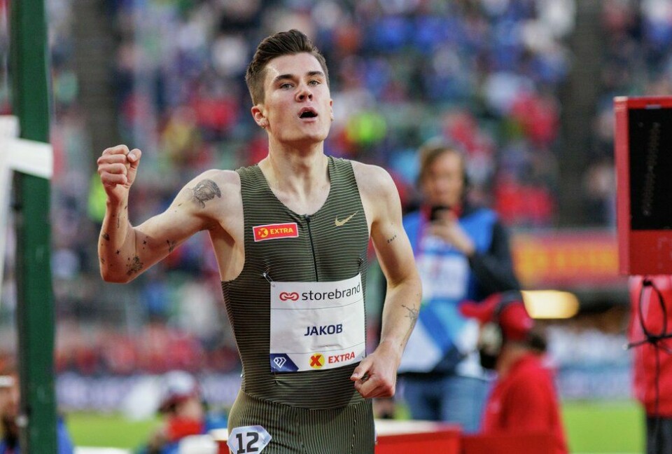 Jakob Ingebrigtsen gikk greit videre fra nattens forsøk på 1500 meter i Eugene. (Foto: Sylvain Cavatz) Bislett Games - 1mile - menn - Jakob Ingebrigtsen