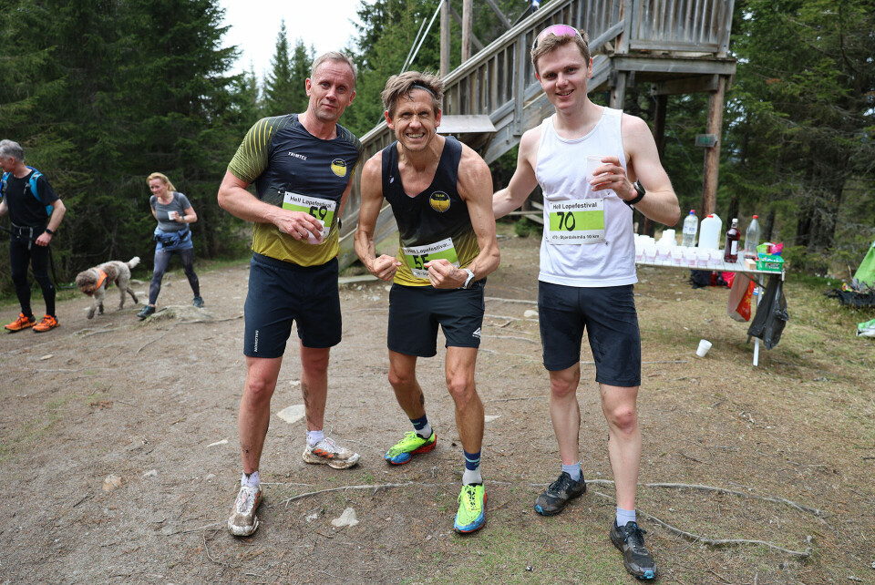 De tre beste herrene. (Foto: Tom-Arild Hansen)