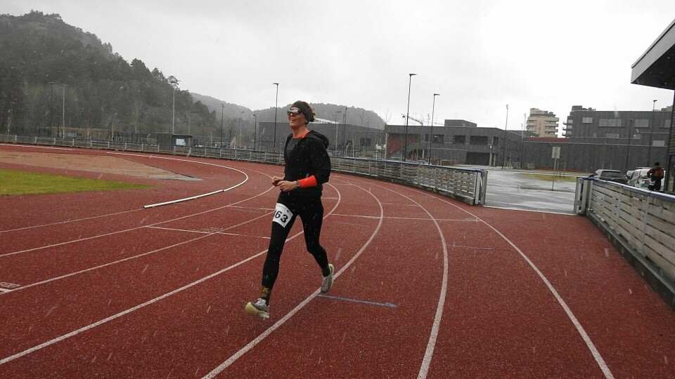 Kine Breland var beste dame på 10 km denne dagen. (Foto: Ivar Gogstad)