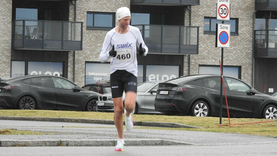 Simen Koland klokket inn på 34.19. (Foto: Ivar Gogstad)