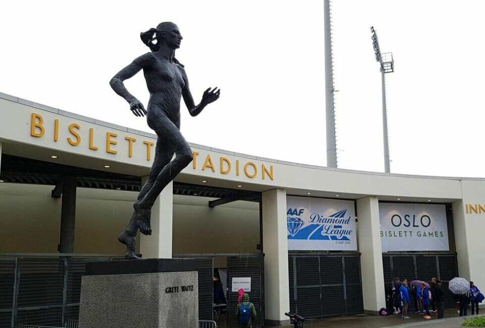 Bislett Stadion. (Foto: Bjørn Johannessen) Bislett Games 2019.