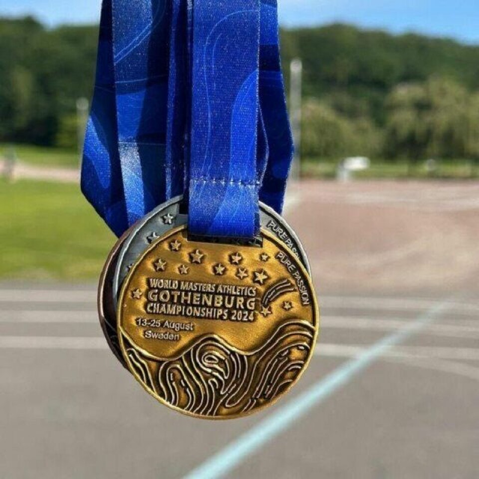 Norske medaljevinnere på dag 1 og 2 i Masters-VM i Göteborg