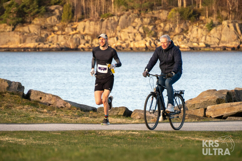 Steffen Brufladt tok en klar seier på 60-kilometeren. (Foto: Svein Erik Bjorvand / KRSUltra)