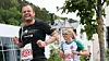 Ludvig With og May Evy Nesheim løp halvmaraton under Ålesund Maraton 2024. May Evy kom på tredjeplass i klasse K45-49 år.
