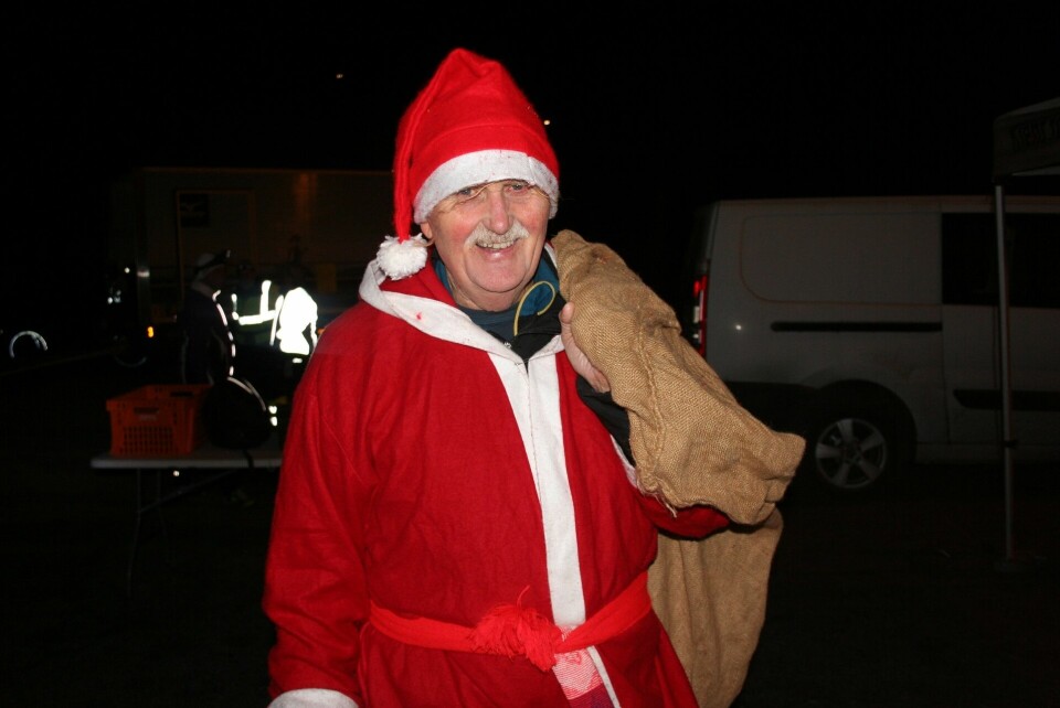 John Magnus Humborstad som nisse. (Foto: Sverre Larsen)