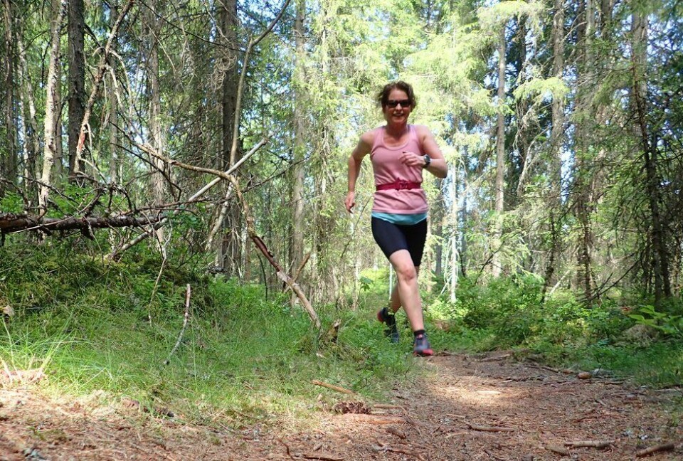 Marianne Røhmes beste langtur i Ullensaker fra Skogmo, via Åfallet til Åsmarka