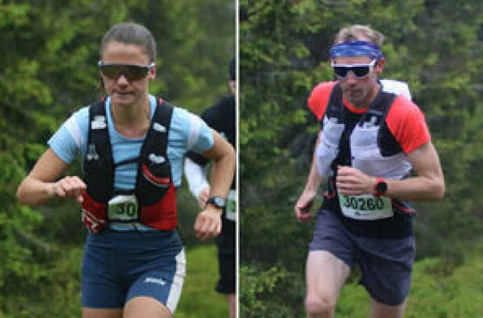 LøpeBirken med en samlet økning på 50 % fra i fjor Ragnhild Haukåen og Magnus Bleken tok førsteplassene i årets Birken fjellmaraton. (Foto: Rolf Bakken)