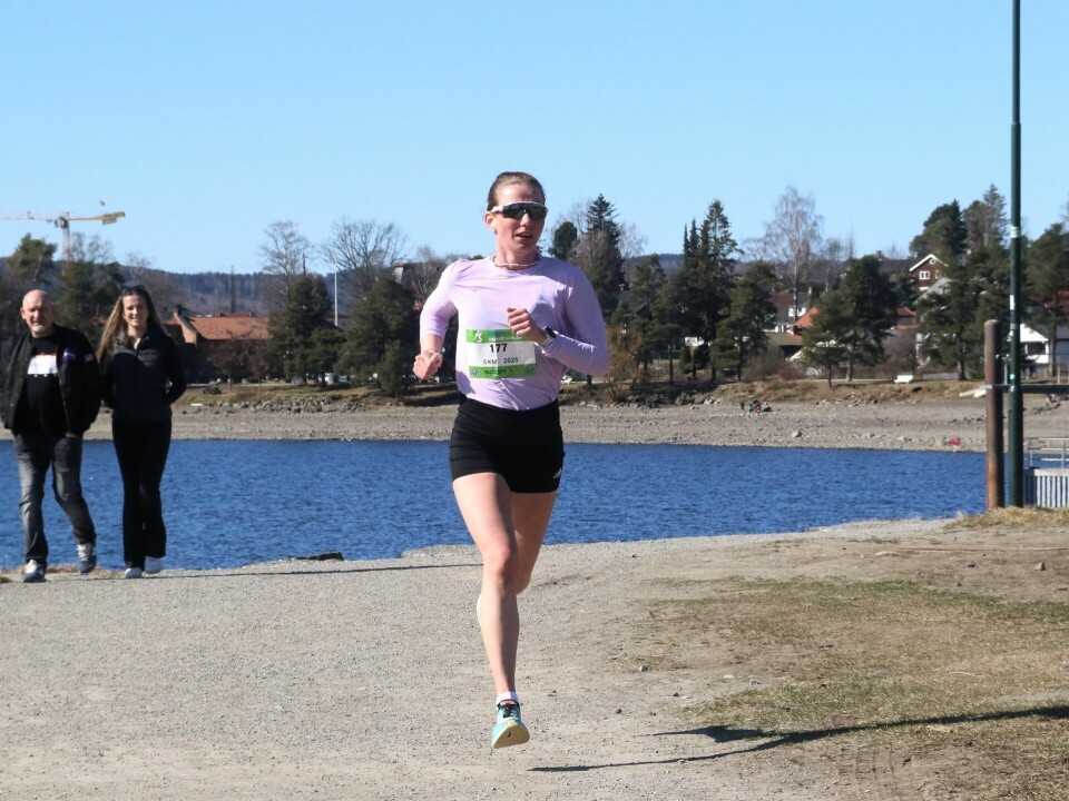 Liv Tone Heramb tok andreplasen på 5 km og forbedret tida si fra i fjor med over minuttet.