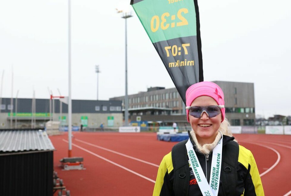 Rakel Erla Sævarsdottir var fartsholder under Jessheim Vintermaraton 2021