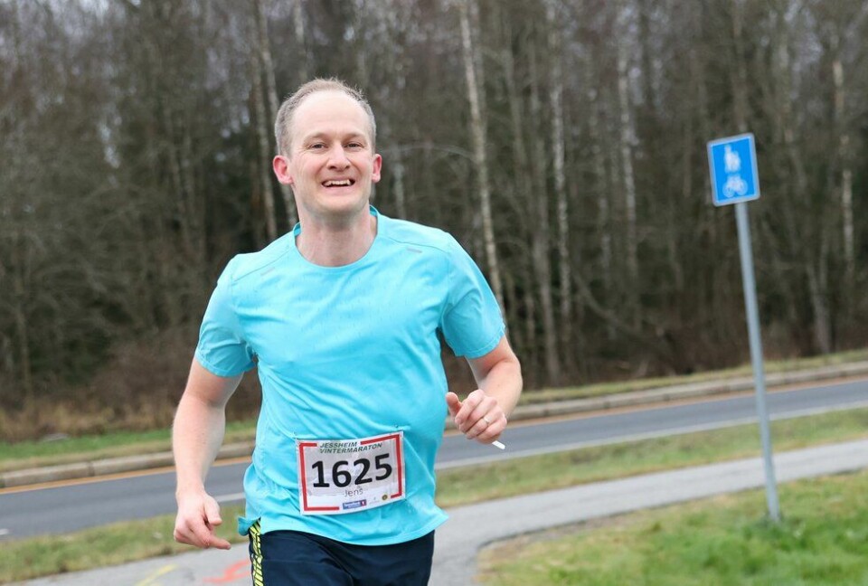 Jens Firman i Jessheim Vintermaraton 2021