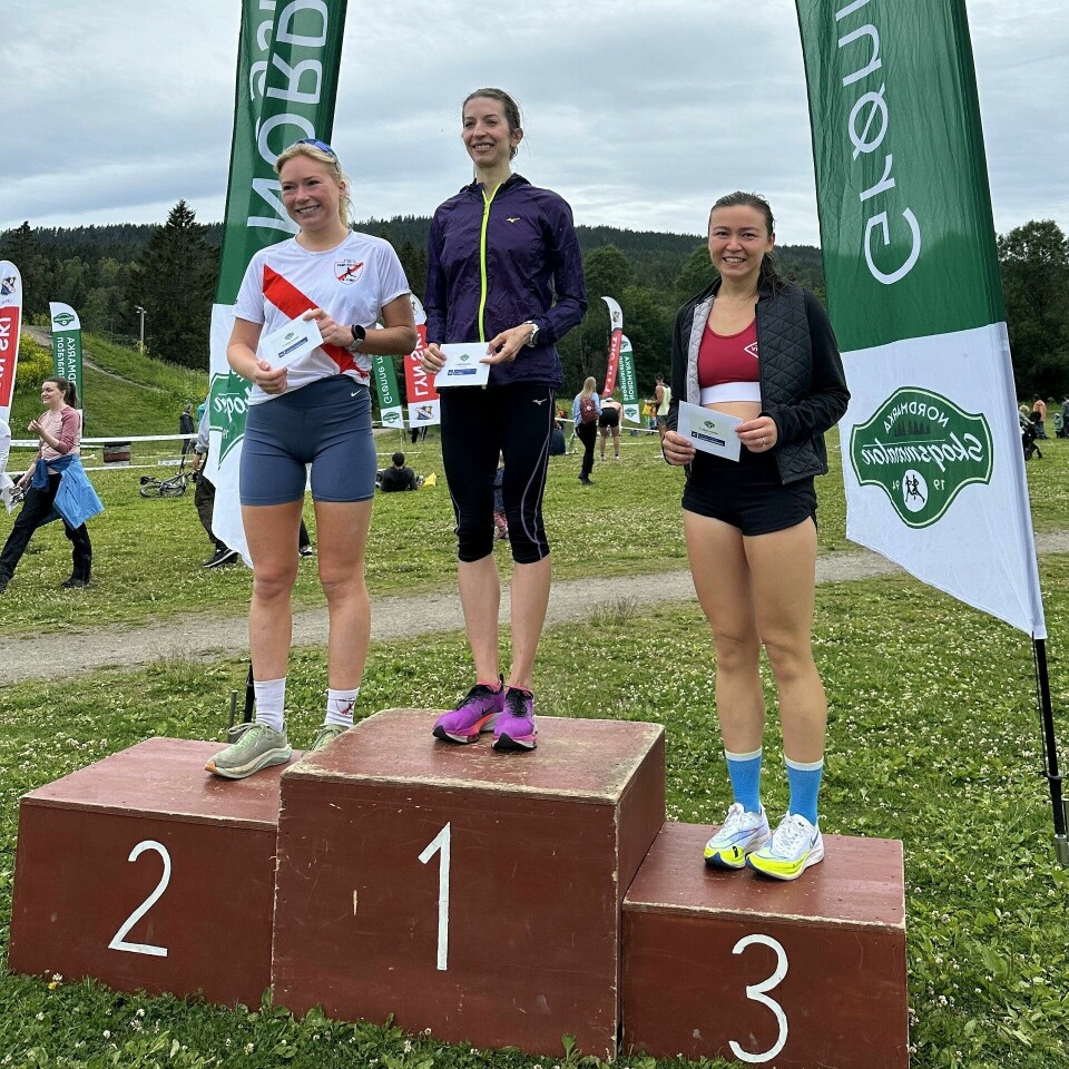 Andeas Myhre Sjurseth med solid løyperekord i Nordmarka Skogsmaraton