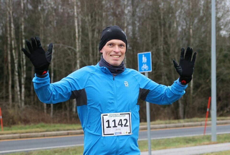 Jens Klepp i Jessheim Vintermaraton 2021