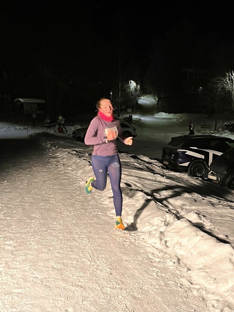Andrea Brække debuterte med 20:34 og seier ved Prestrudhallen. (Foto: Arrangøren)