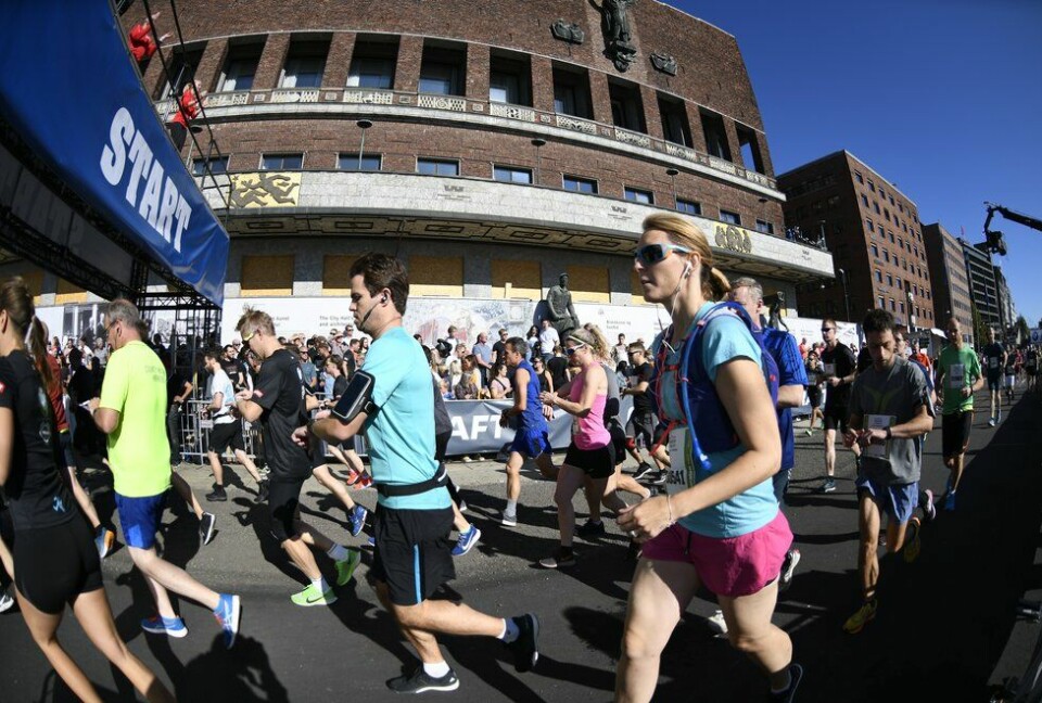 Oslo Maraton opplever deltakervekst. Her fra løpet i 2019. (Foto: Bjørn Johannessen) Oslo Maraton 2019