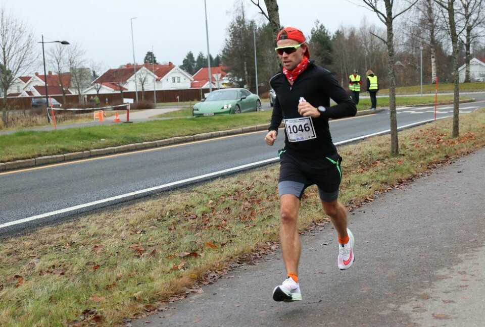 Truls Grøstad i Jessheim Vintermaraton 2021