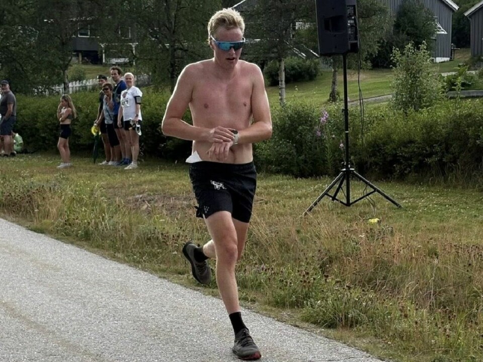 Martin Øyen Tøraasen klokket seg inn på over 45 minutter i år. (Foto: arrangøren)