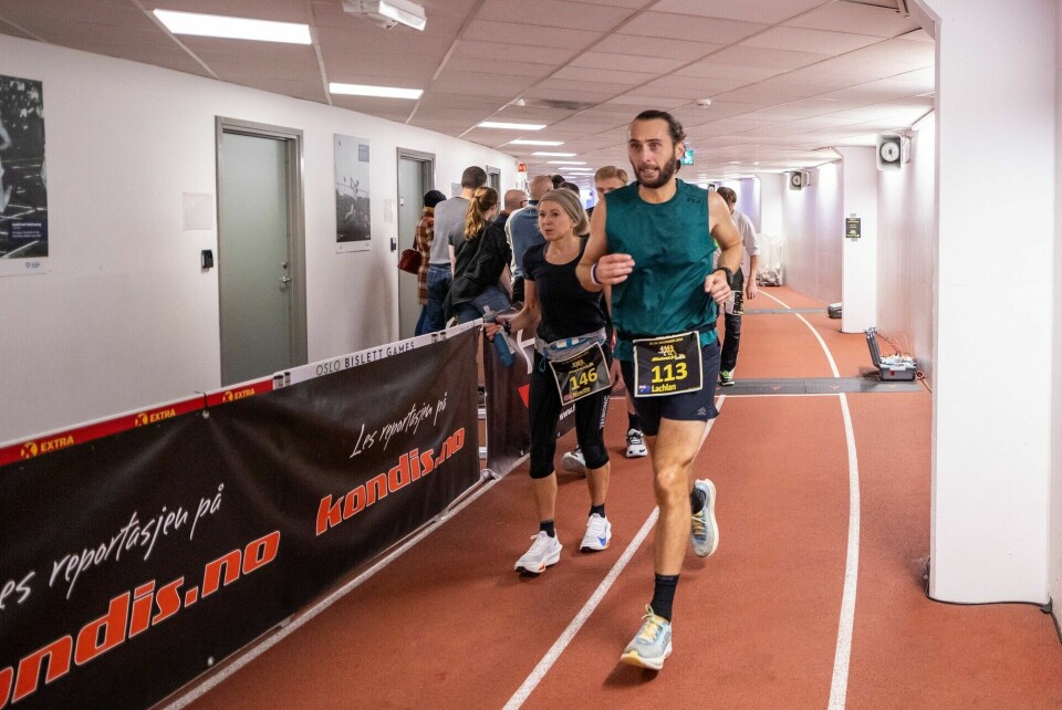 Austalieneren Lachlan Mcdonald er 3. mann halvveis. (Foto: Samuel Hafsahl)