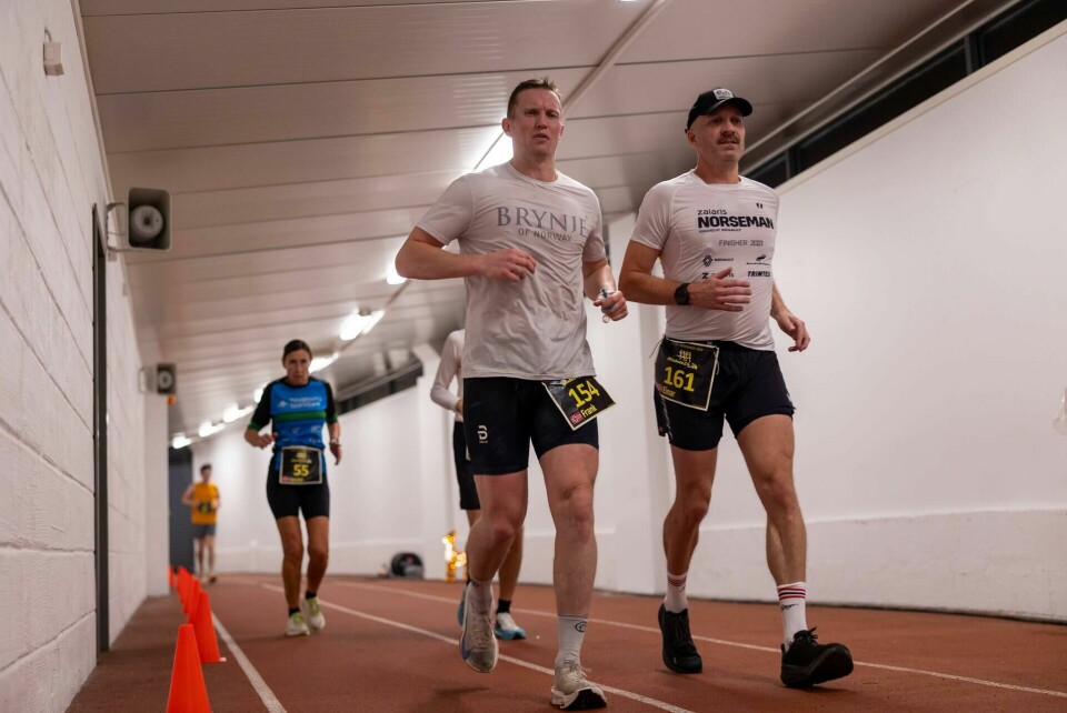Action-Frank Løke holdt ord og åpnet forsiktig denne gangen og nærmer seg topp-10 halvveis. (Foto: Samuel Hafsahl)
