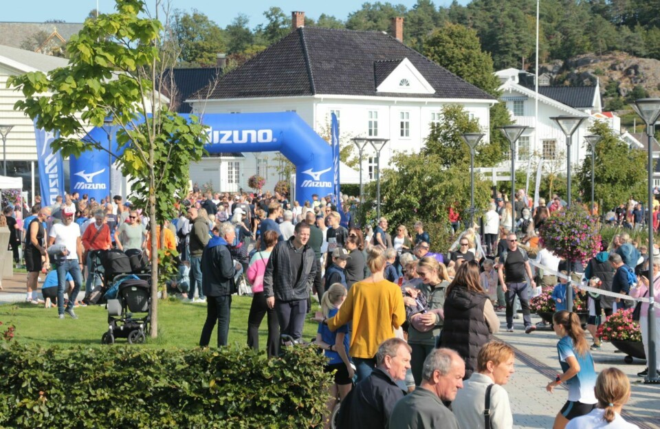 Rekordmange løp Grimstad maraton