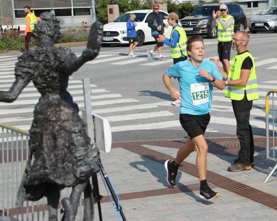 Rekordmange løp Grimstad maraton