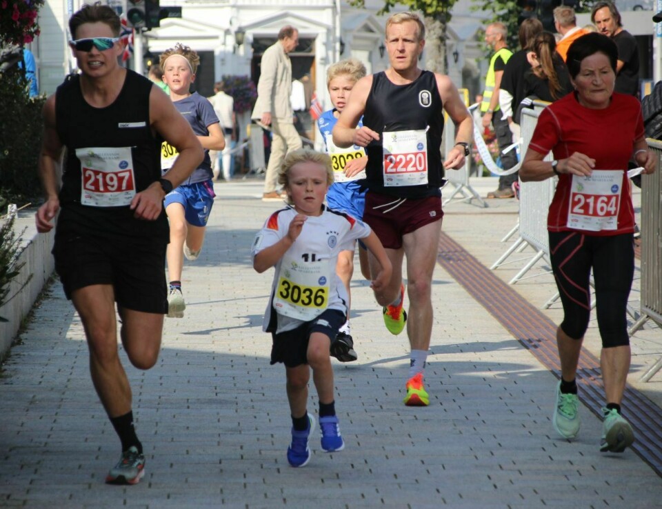 Rekordmange løp Grimstad maraton