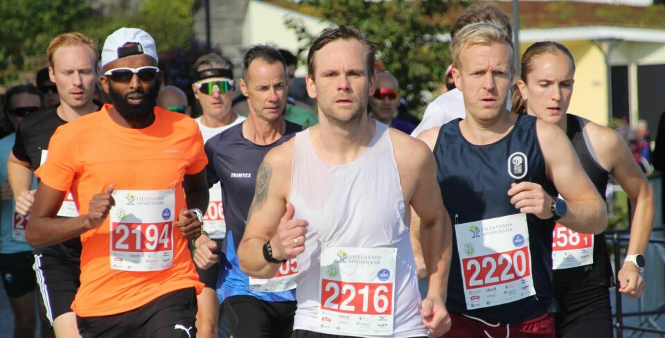 Rekordmange løp Grimstad maraton
