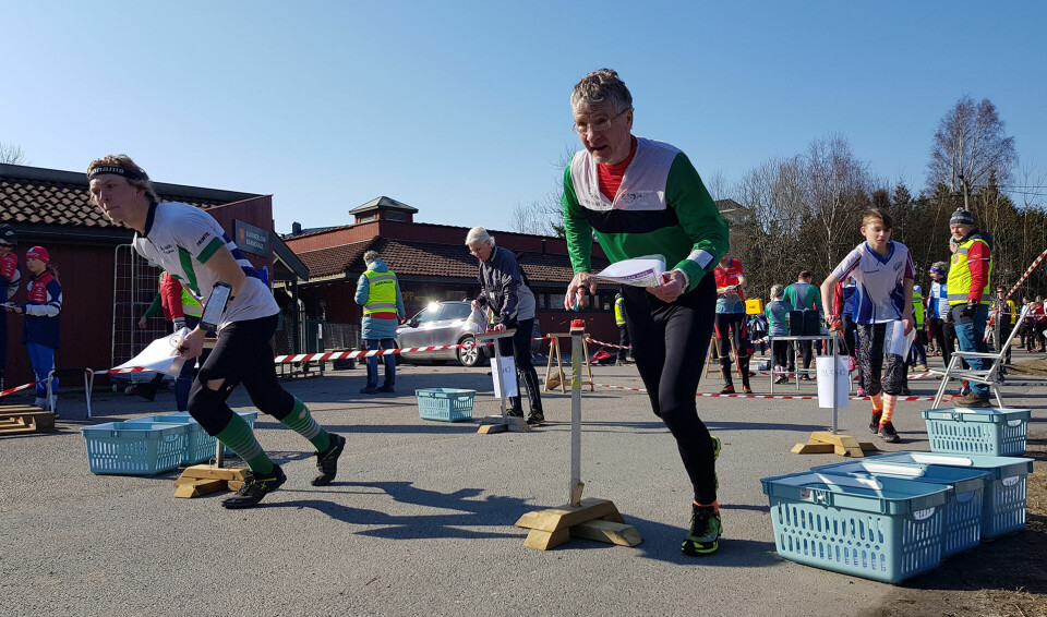 Startklare løpere. (Foto: Stein Arne Negård)