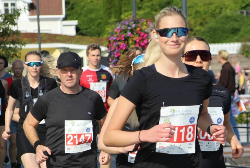 Rekordmange løp Grimstad maraton
