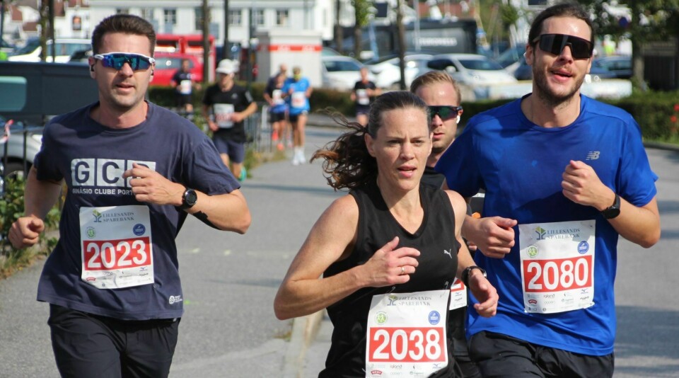 Rekordmange løp Grimstad maraton