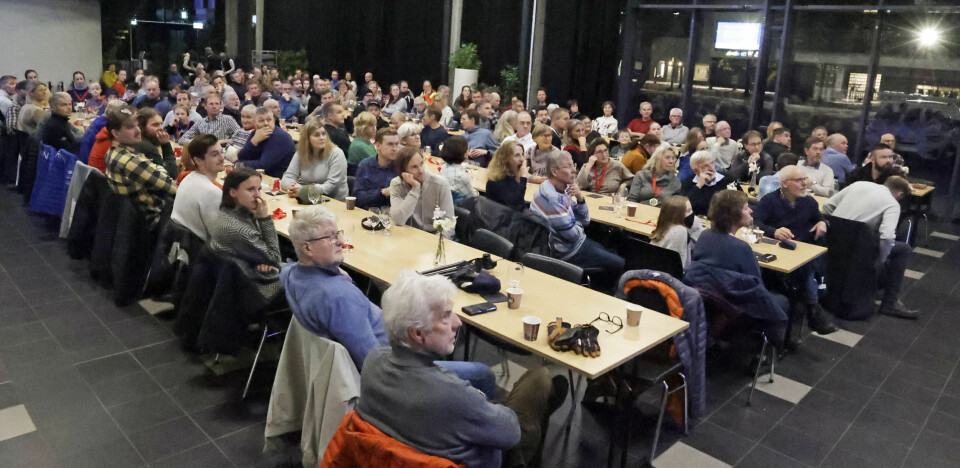 Det var en fullsatt kantine Håkons Hall av fornøyde deltakere i årets Sørdalskarusell, som hadde møtt fram for å motta sine premier etter årets karusell.