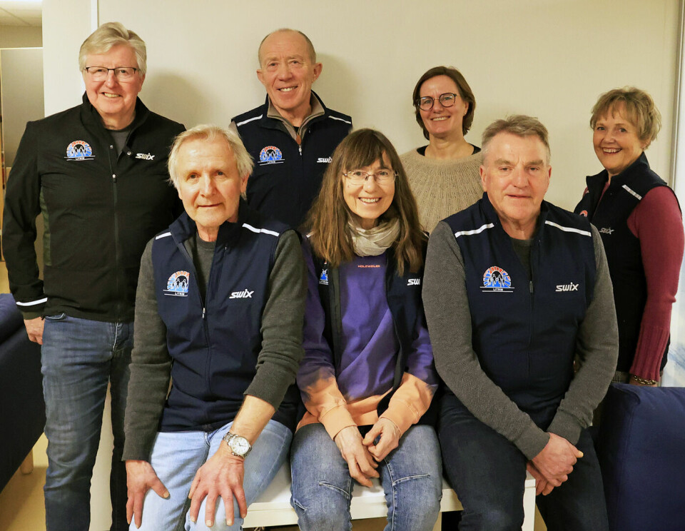 Her erLitrim-styret 2023,fra venstre Finn Olsen, Ole Hovemoen, Knut Anderson, Anne Størmer Steira, Kari Strand Båtnes og Roar Øverby og Janneke Berg Leonhardsen.