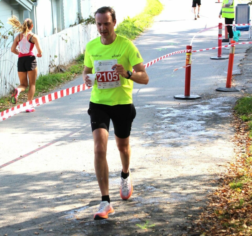 Trond Bjerkås løb godt i sit comeback med tiden 1:35:37