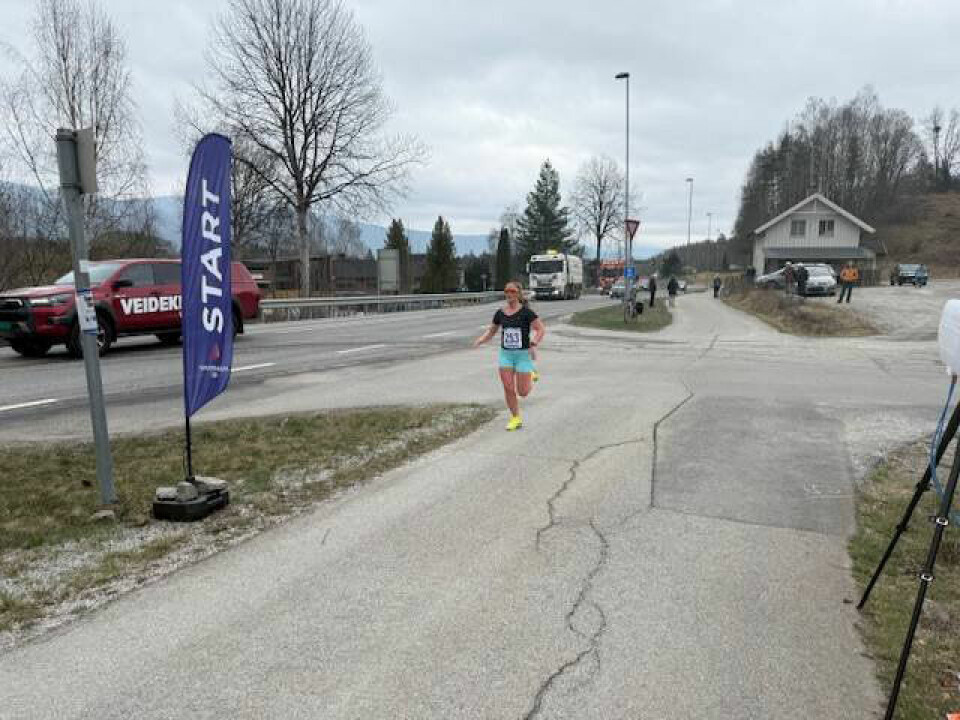 Guro Hana vant kvinneklassen på tiden 44.04. (Foto: Trude Harstad)