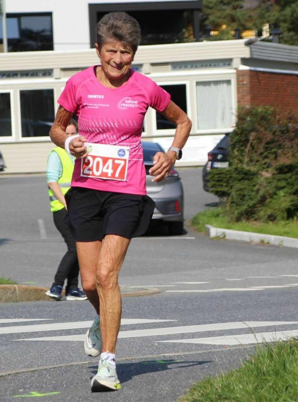 Vera Nystad, Søgne IL i K75-79 løb endnu en gang under to timer med tiden 1:56:05