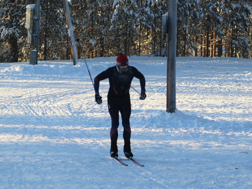 Vegard Lans Pedersen mot mål etter snaue timen. (Foto: Sigurd Westgård)