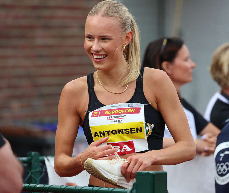 6. plass til Malin Nyfors - pers på Pernille Antonsen på 800 m