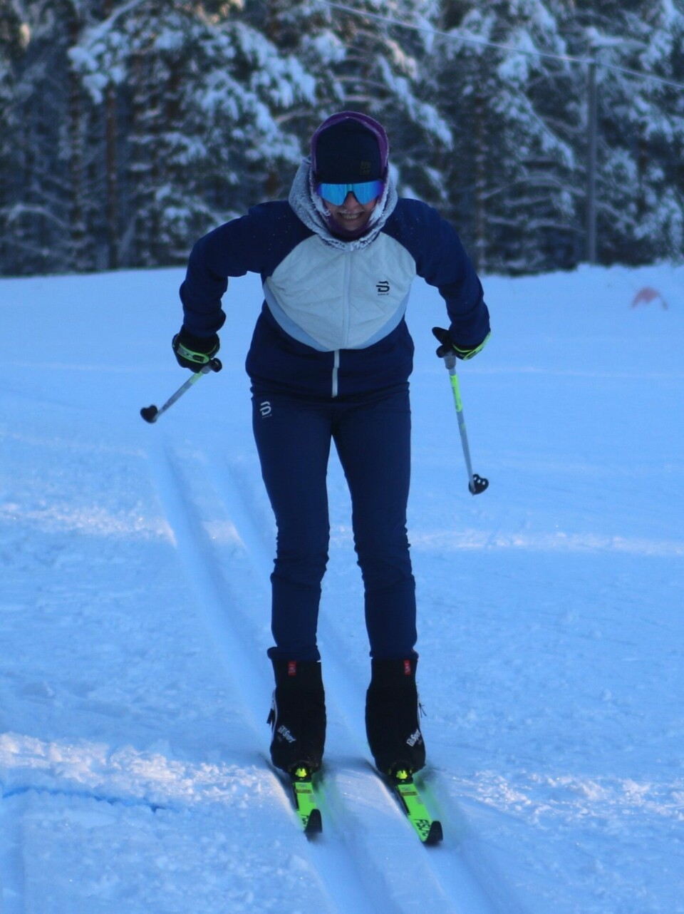 Ragnhild Bolstad var godt kledd for anledningen. (Foto: Sigurd Westgård)