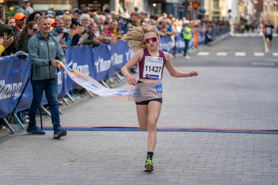Finske Salla Tompuri stod for den eneste utenlandske seier i MSM som hadde nesten 100 nasjonaliteter på start. (Foto: arrangøren)
