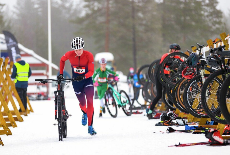 Til vinteren arrangeres det Norgescup i Vintertriatlon. Her fra NM Vintertriatlon 2021. (Foto: Sylvain Cavatz) Til vinteren arrangeres det Norgescup i Vintertriatlon. Her fra NM Vintertriatlon 2021. (Foto: Sylvain Cavatz)