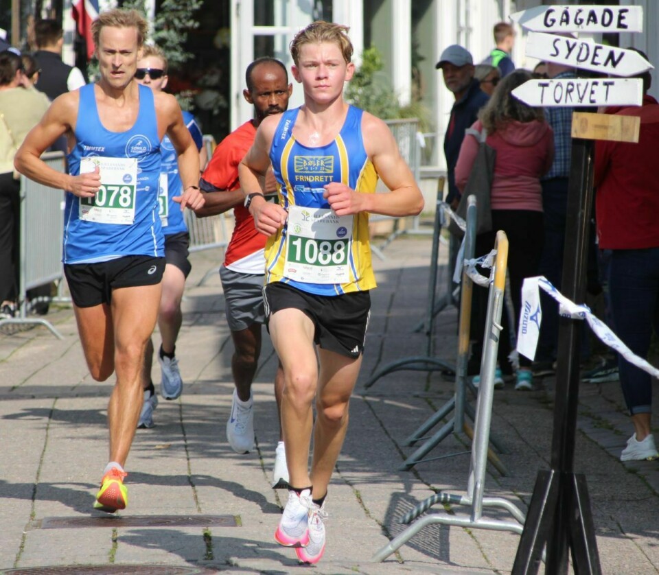 Rekordmange løp Grimstad maraton